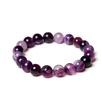 Luxury 12 Colors Agate Bracelet Black Agate Bracelet Manufacturer Competitive Price