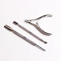 Low MOQ Connie Cona ingrow cuticle pusher nghia nail cuticle nipper professional