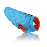 UK Style Reflective  Dog Coat  Waterproof Adjustable Winter Dog Jacket Reversible Lightweight