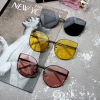 Cat Eye Vintage Brand Designer Colorful Mirror Sunglasses For Women