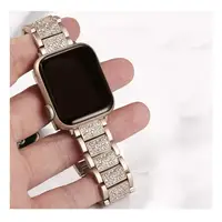 38mm/42mm 2019 Newest  Crystal Rhinestone Diamond Stainless Steel Watch Bands for iwatch Series 4 3  2 1