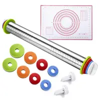 High Quality Durable Stainless Steel Adjustable Rolling Pin