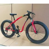 21 speed carbon steel 26 inch fat tire bike bicycles with front suspension