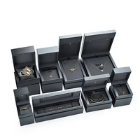 Custom Wholesale Luxury Various Color Velvet Wedding Ring Necklace Jewelry Box