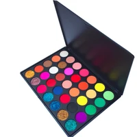 2020 New Arrival Oem Private Label Makeup Eye Shadow 35 Colors Eyeshadow Palette Custom Makeup Palette
