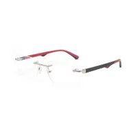 rimless eyeglasses optical frames metal eyewear frames ready stock rimless optical frame with TR90 temple
