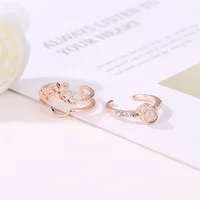 2019 fashion 100 languages I love you projection ring personality opening couple ring
