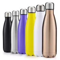 500ml Double-Walled Stainless Steel Water Bottle Thermal Flask Sports Bottle