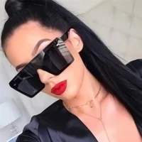 Ocean Lens Wholesale Low Price frameless Big Frame One Piece Oversized Square sunglasses 2019