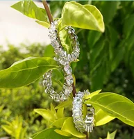 cubic zirconia round shape engagement silver ring