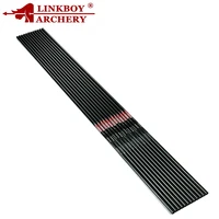 Linkboy Archery .244'' ID6.2mm Spine300-800 Pure Carbon Arrow Shinning Black Shaft Bow Arrows Hunting DIY Shafts