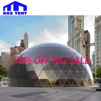 Big dome tent Big Sale geodesic dome tent with PVC cover and hot-dip galvanized steel tube for event in Guangzhou factory