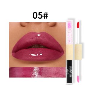 Pearlescent lip glaze, long-lasting, trade wholesale.