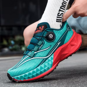 2025 New Soft Soled Outdoor Casual Sports Shoes With Rotating Buckle Carbon Plate And Popcorn Outsole, Men'S Running Shoes 35-44