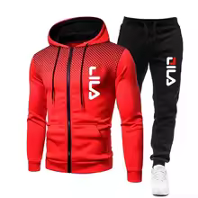Spring and autumn men's casual hoodie + sweatpants two-piece set, 2025 new outdoor zipper loose jacket men's sweatshirt set