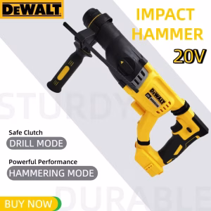 DeWALT DCH263 Brushless Cordless Hand-held Rotary Hammer 20V 3-in-1 Lithium Electric Hammer Impact Drill No battery