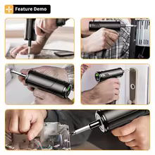 Zten Electric screwdriver, rechargeable household screwdriver, small lithium battery batch, multifunctional screwdriver tool set