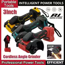 Fit Milwaukee 3 Inch Angle Grinder Cordless Polishing Machine Cutting Grinding Cut Off Power Tools For Dewalt/Makita