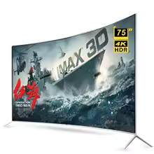 75 inch smart TV 4k ultra high definition LED curved screen
