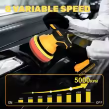 Dewalt Cordless 8 Gears Digital Display Car Polisher Electric Polisher Auto Car Waxing Polishing Machine Tool For 20V Battery