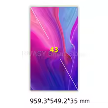 32 40 43 Inch Big Smart TV Screen Hanging Monitor for Office Advertisement Showroom High-definition LED Wireless Casting Monitor