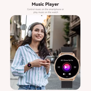 Women's Fitness Smartwatch with 1.20" Display Heart Rate Sleep Monitor Menstrual Cycle Tracker IP67 Waterproof for iOS Android