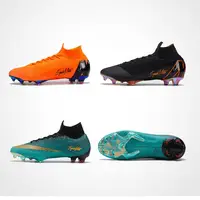2019 Factory customized brand outdoor all FG Men Superfly 6 Soccer Shoes wholesale Cr7 Football Boots Hot Sale Professional Boot
