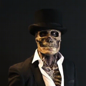 The latest skeleton biochemical mask for 2022-Creative GIF Introduction