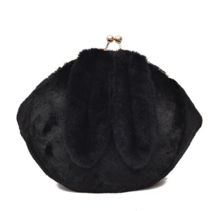 Cute Rabbit Plush Creative Shoulder Bag Phone Bag Chain Shell Crossbody Bags