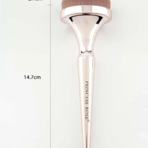 1pc Rose Gold Color Beauty Tool Acrylic Foundation Brush