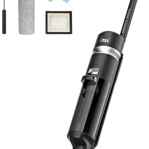 INSE W5 Wet & Dry Vacuum: Lightweight, LED Display, Voice Assistance.
