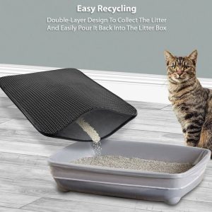World4Paws™ Waterproof Cat Litter Double Layer Mat
