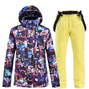 Cozy Couples' Snowboarding Suit - Warm Korean Ski Attire
