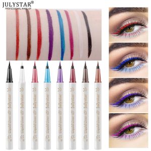 Colorful waterproof easy to color slim beginner eyeliner liquid liner does not smudge long-lasting eyeliner pencil
