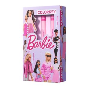Colorkey Barbie Ice Cream Mini Lip Glaze Gift Set Lip Glaze Student Women Lip Mud Gift S