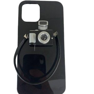 Internet celebrity retro camera IPhone14PM mobile phone case suitable for Apple 12 soft 13 protective case xr luminous creativity