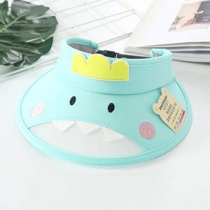 Children's anti-UV empty top sun hat summer travel boys and girls baby thin section big eaves sun protection sun hat