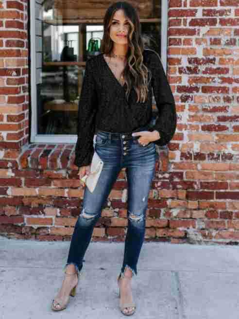 Fashion Long sleeve jumpsuit