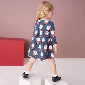 Little maven autumn European and American children's skirt girls long-sleeved dress cute home cotton children's skirt