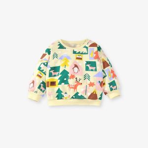 Little maven girls' suit children's sweater long-sleeved cotton suit autumn European and American cute girl pants suit