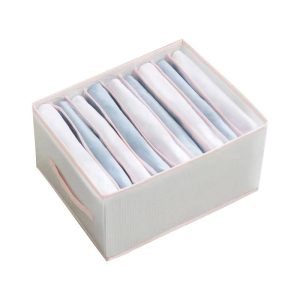 Amazon exclusively for clothes and pants storage artifact drawer grid box home wardrobe layered jeans storage box
