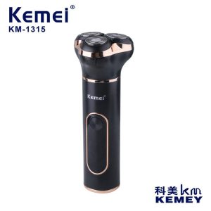 Kemei/KEMEI reciprocating electric razor cross-border new body washing three-head portable razor