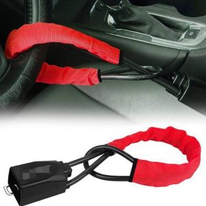 Seat Belt Lock Security Anti-Theft Handbag Locks Auto Car Accessories Universal Seat Belt Socket Fixed Steering Wheel Lock