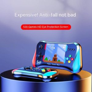 New handheld SUP game console 500 in one retro nostalgic classic handheld mini kids double factory direct sale