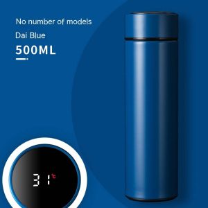 High-end intelligent insulation cup creative temperature water cup 316 temperature measurement digital display business stainless steel cups
