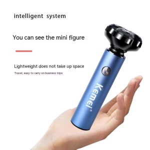 Kemei Razor KM-507 Small Portable Body Washable USB Car Shaver Electric Razor