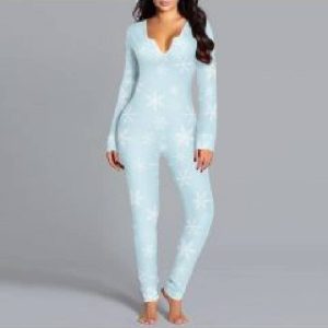 Christmas digital printed jumpsuit