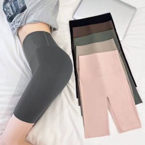 Women's Sports Shark Pants Anti-Explosion Abdominal Hip Lift Summer Riding Pants Yoga Leggings