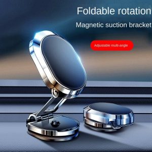 Car Folding Magnetic Phone Holder Dashboard Holder Car Phone Holder 360 Rotating Navigation Holder