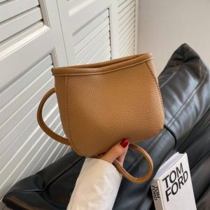 Cross-border fashion bucket bag 2023 spring and summer new mother-in-law bag female niche texture French shoulder bag Messenger bag trend